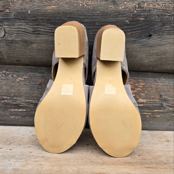 Slayte NEW Miranda Modern Urban Edge Neurtral Camo Block Heel Mule Sandal 8M - Picture 14 of 15